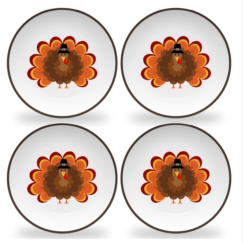 Thanksgiving Plates for Kids-Set of 4